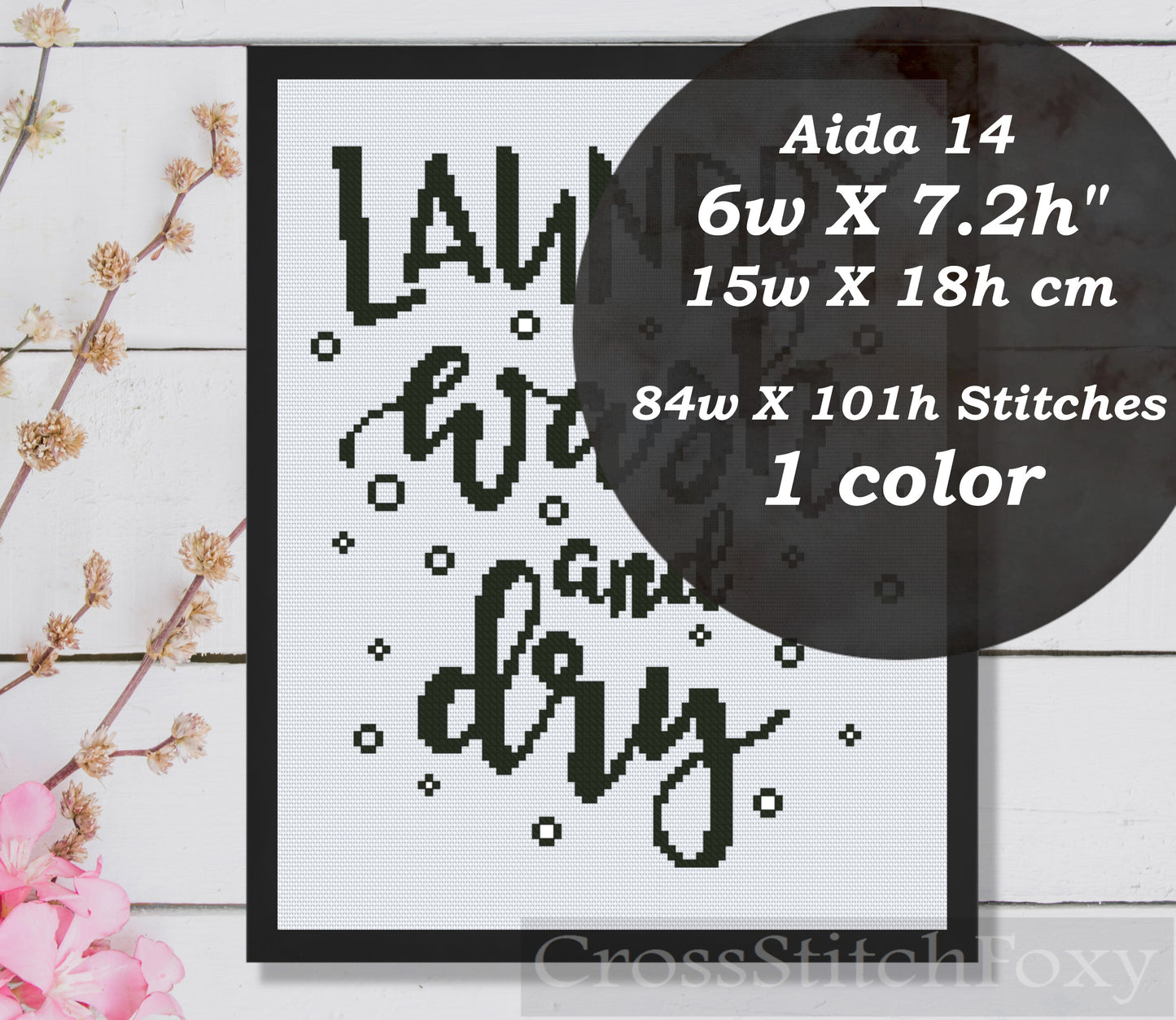 Laundry Room cross stitch pattern