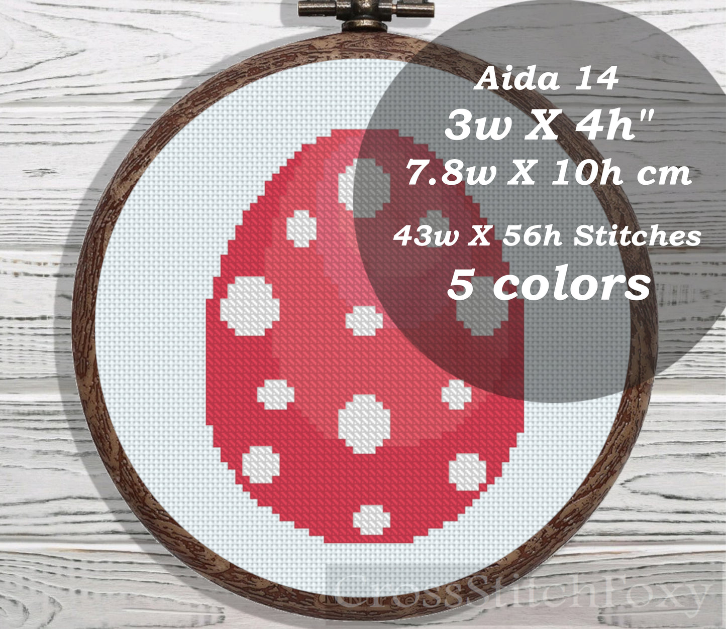 Easter Egg cross stitch pattern