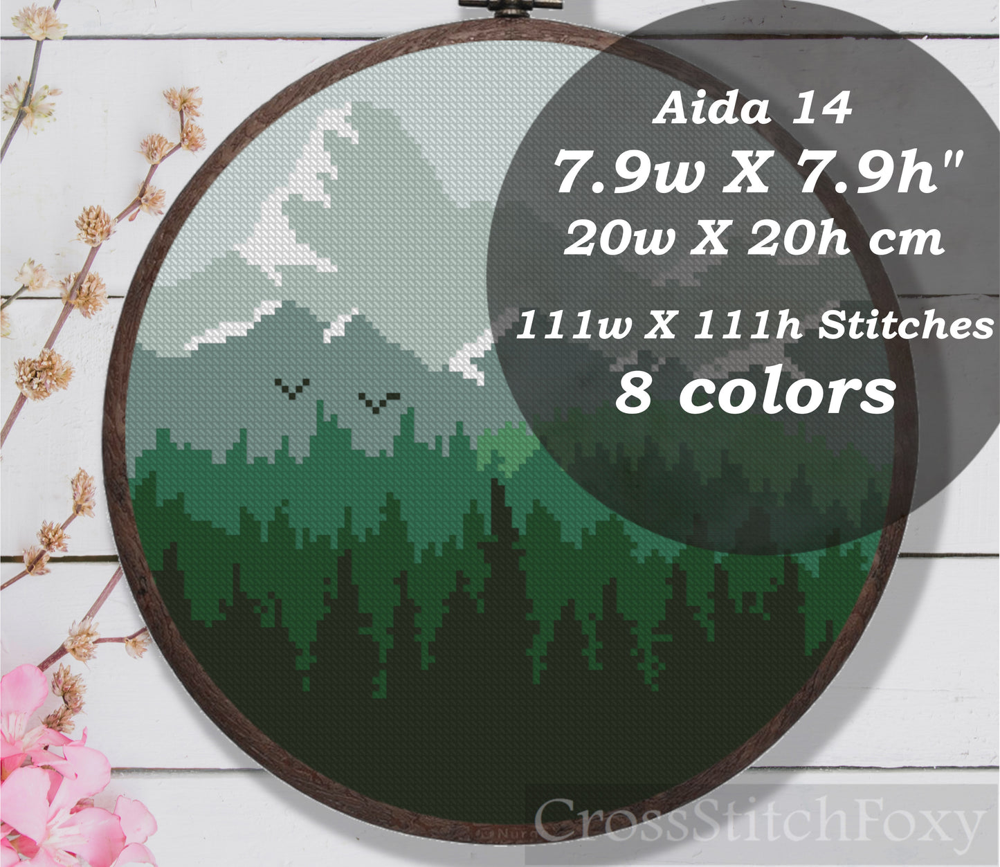 Landscape Cross Stitch Pattern