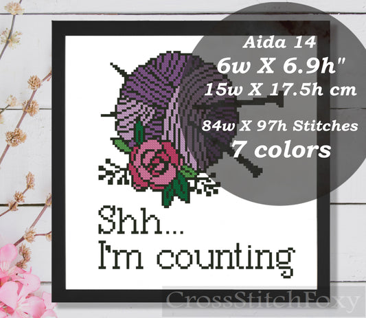 Knitting cross stitch pattern