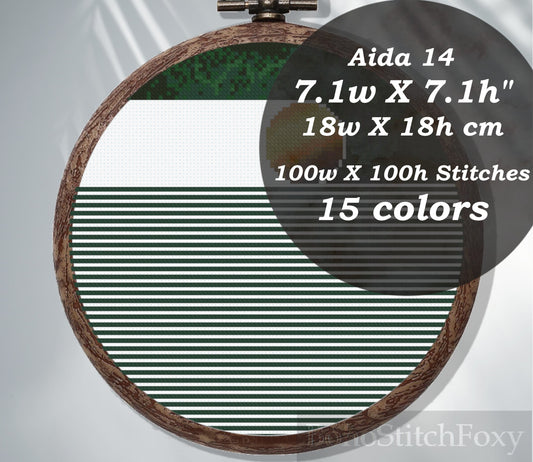 Abstract Mid Century Sun Modern Cross Stitch Patterns PDF