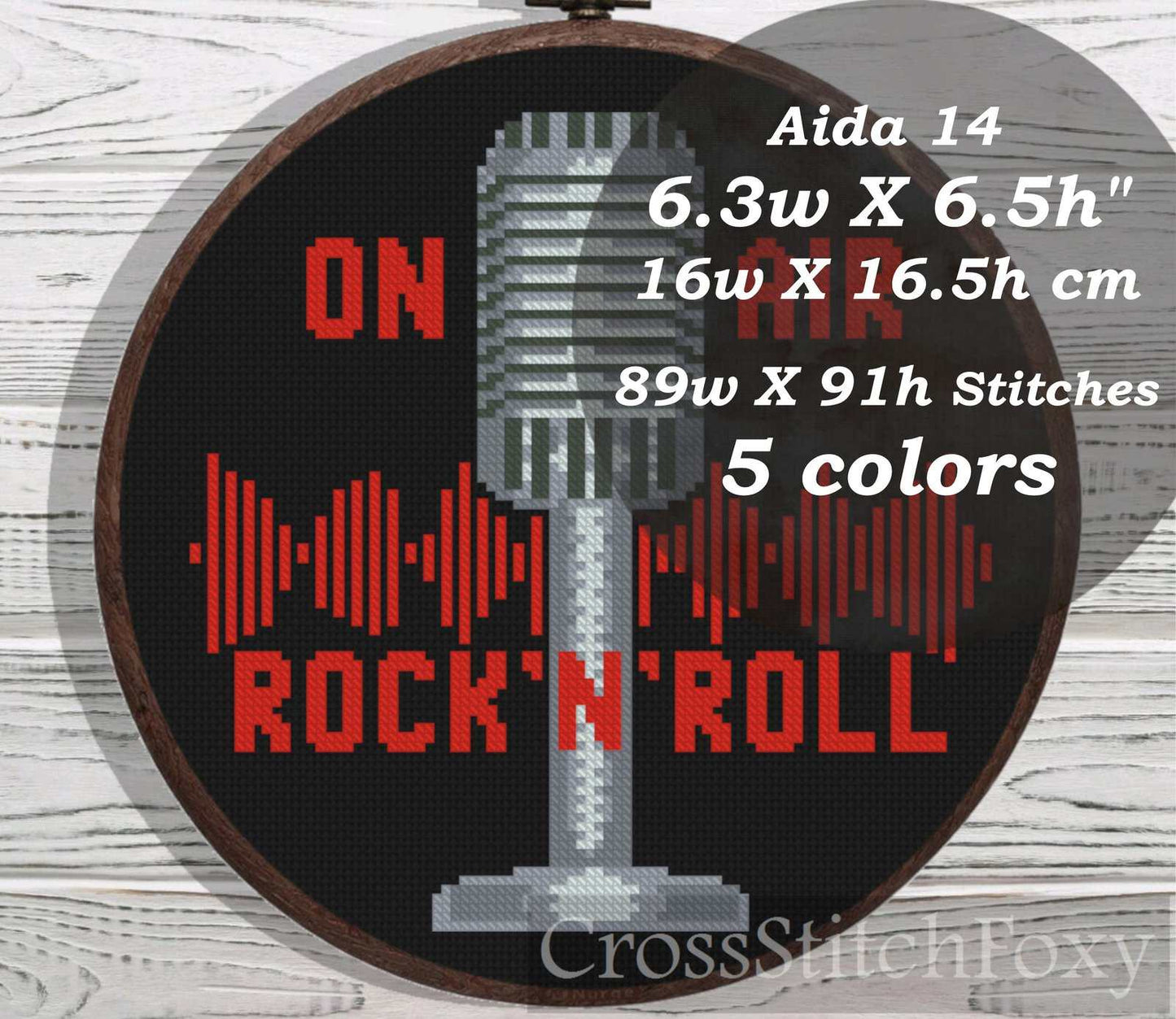 On Air cross stitch pattern