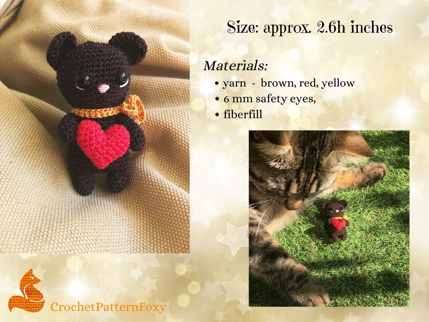 Bear Amigurumi Crochet Pattern PDF