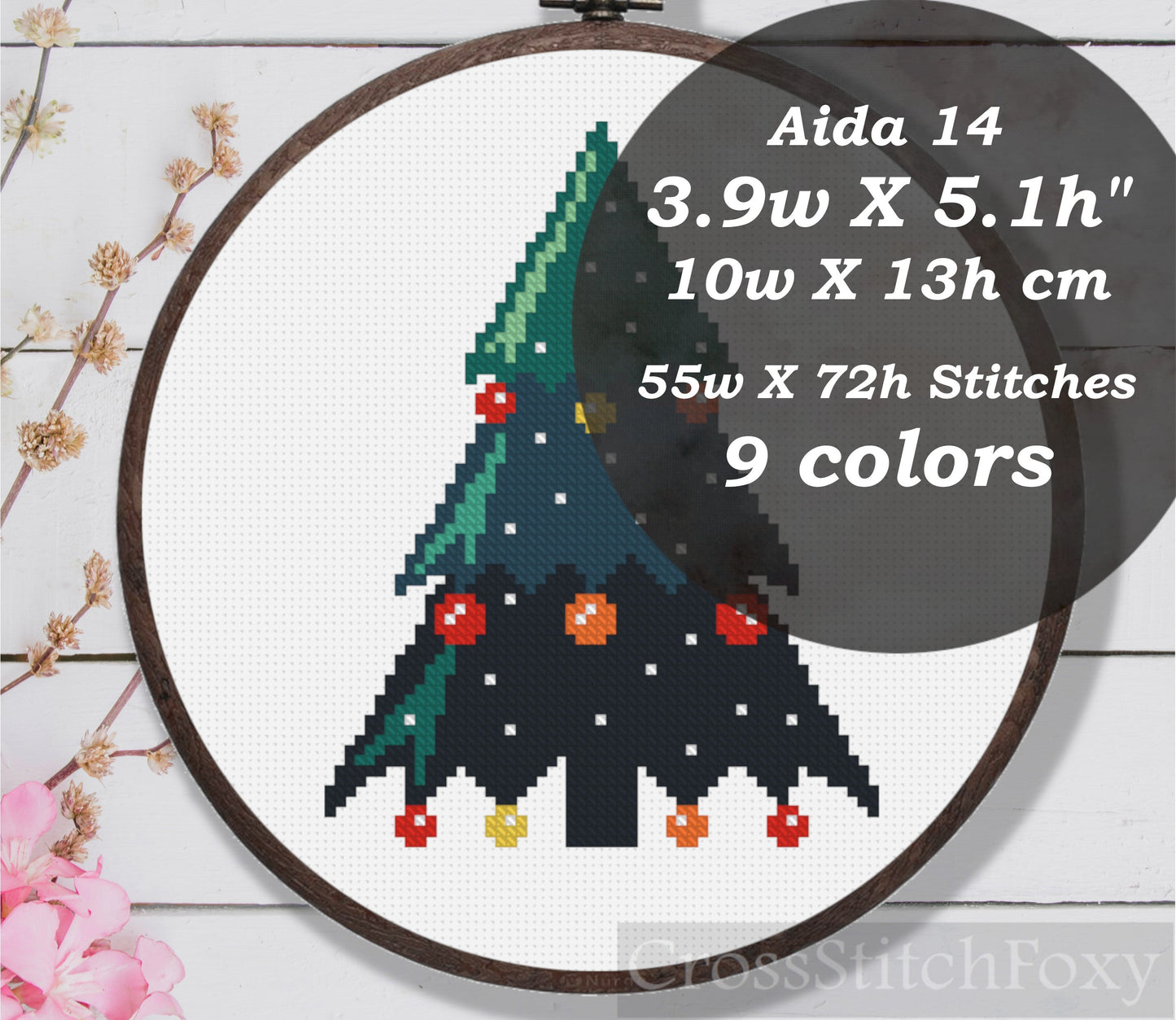 Christmas Tree Cross Stitch Pattern