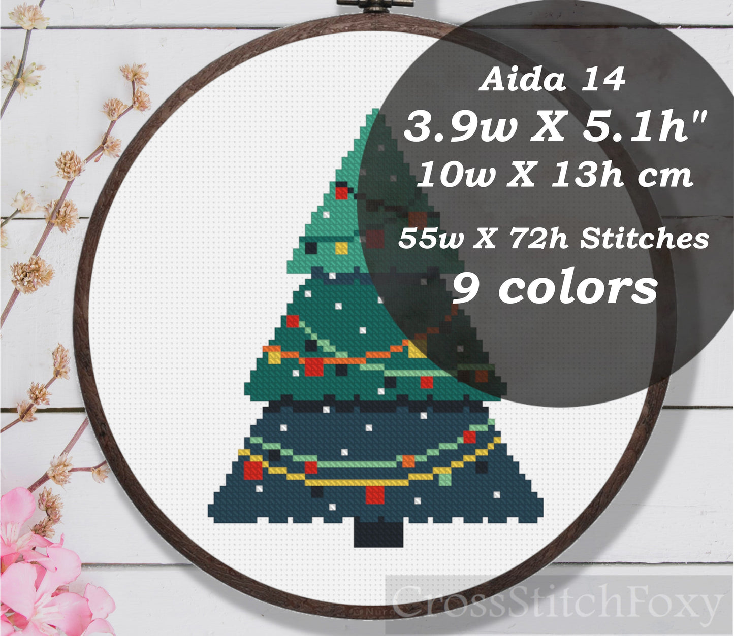 Christmas Tree Cross Stitch Pattern