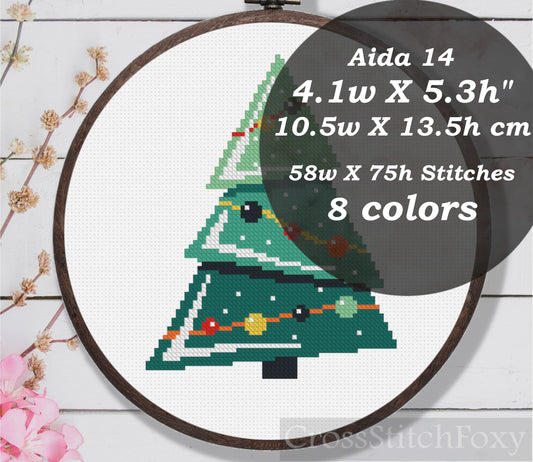 Christmas Tree Cross Stitch Pattern
