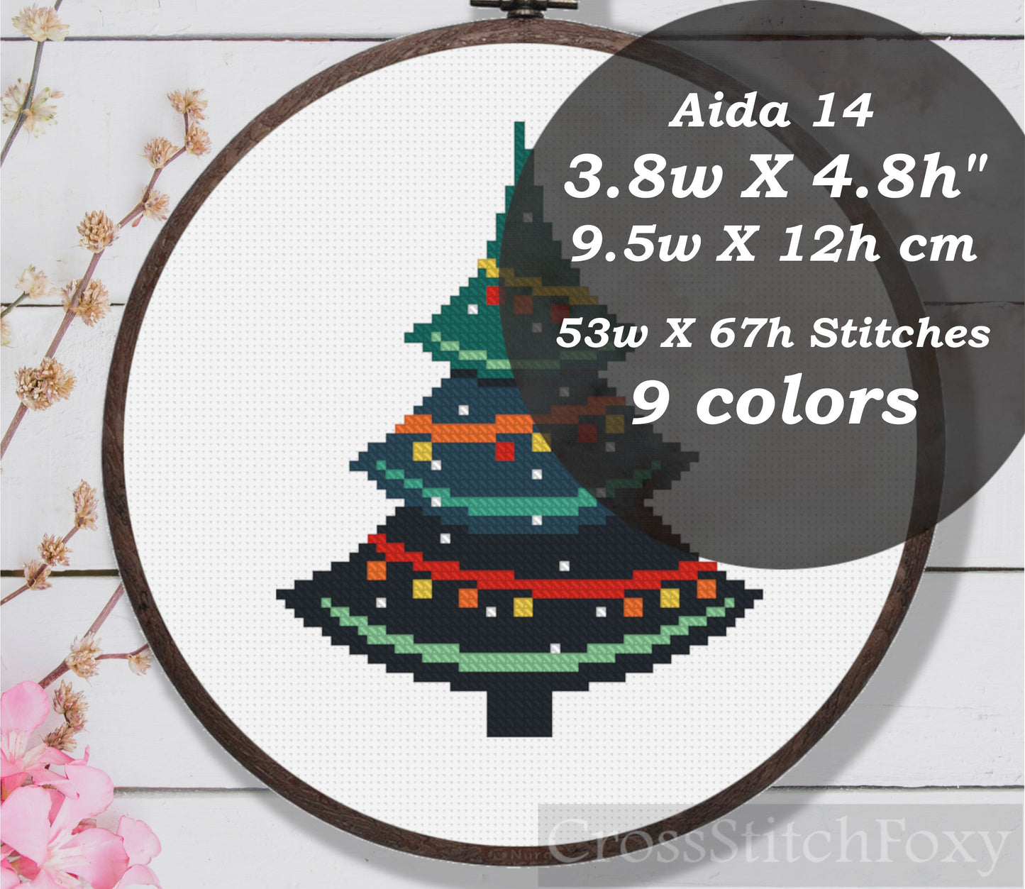 Christmas Tree Cross Stitch Pattern