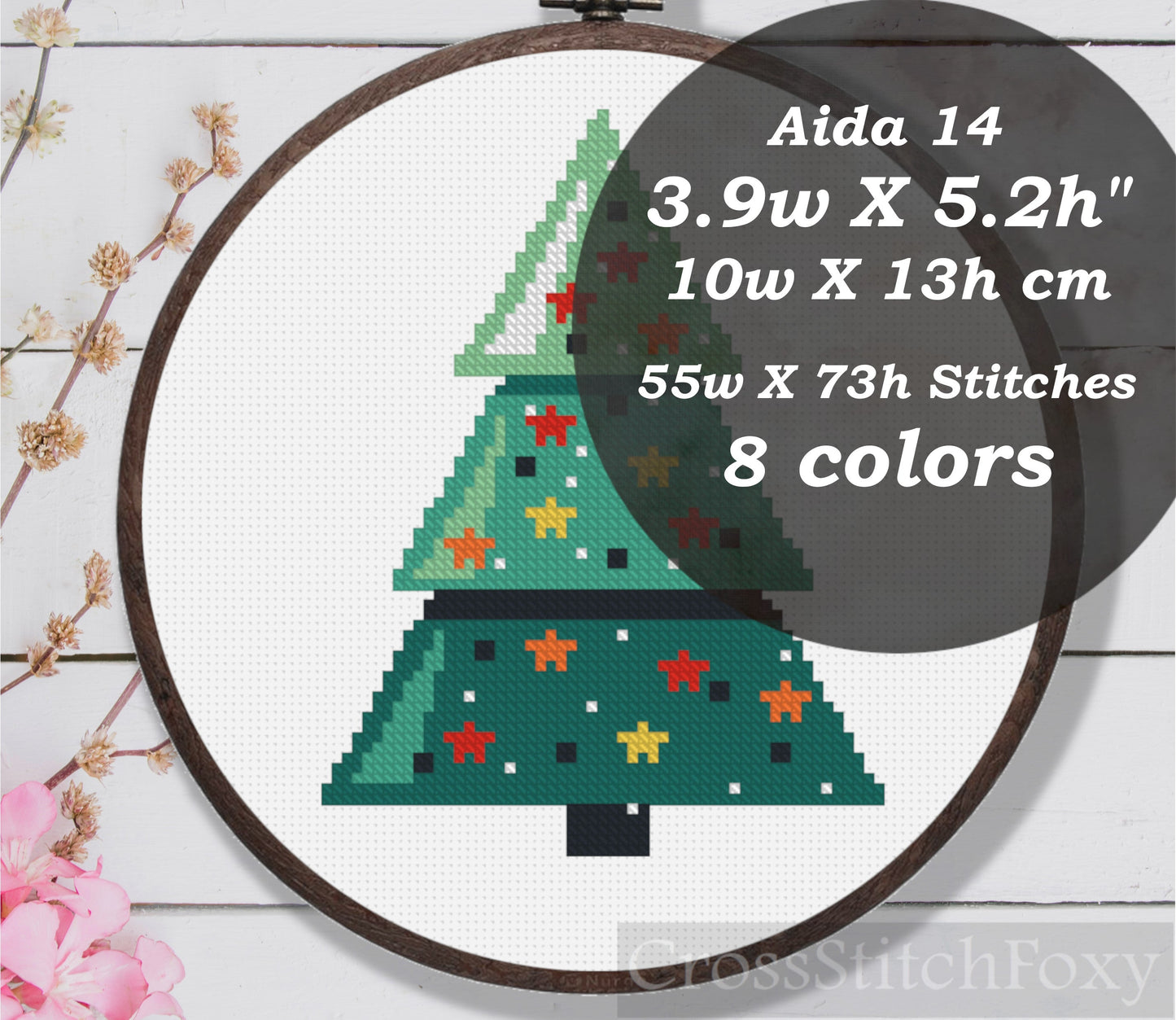 Christmas Tree Cross Stitch Pattern