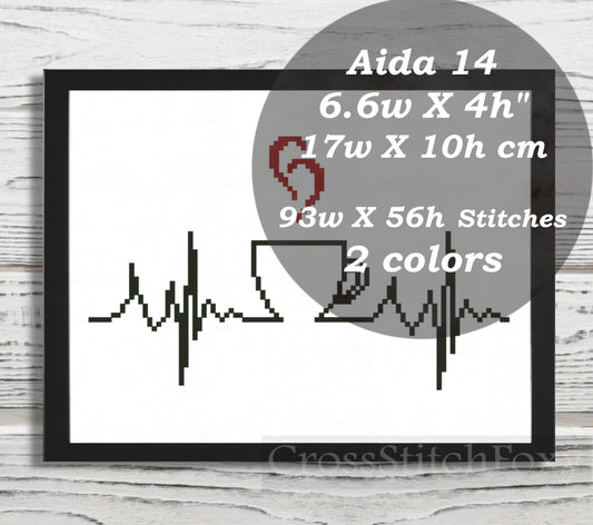 Coffee cross stitch pattern