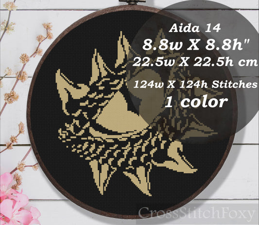 Dragon Eye cross stitch pattern