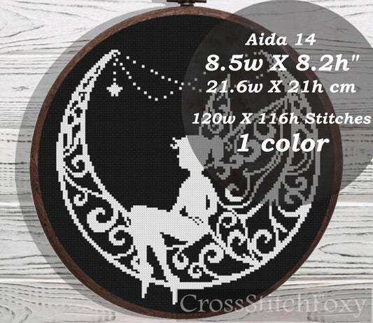 Fairy cross stitch pattern