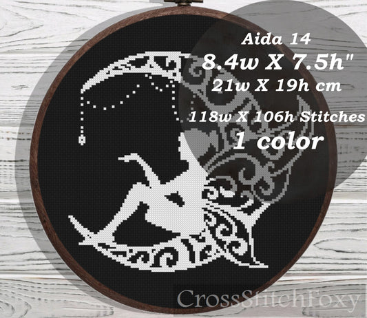 Fairy cross stitch pattern