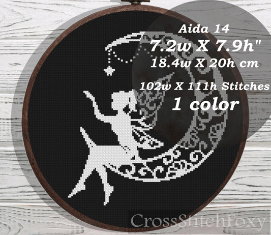 Fairy cross stitch pattern