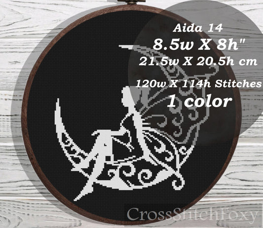 Fairy cross stitch pattern