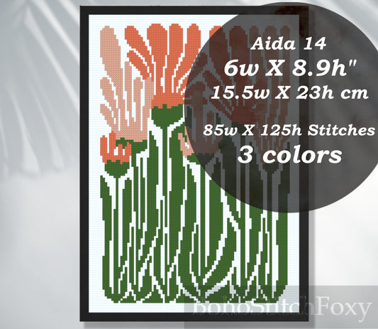 Floral Cross Stitch Pattern