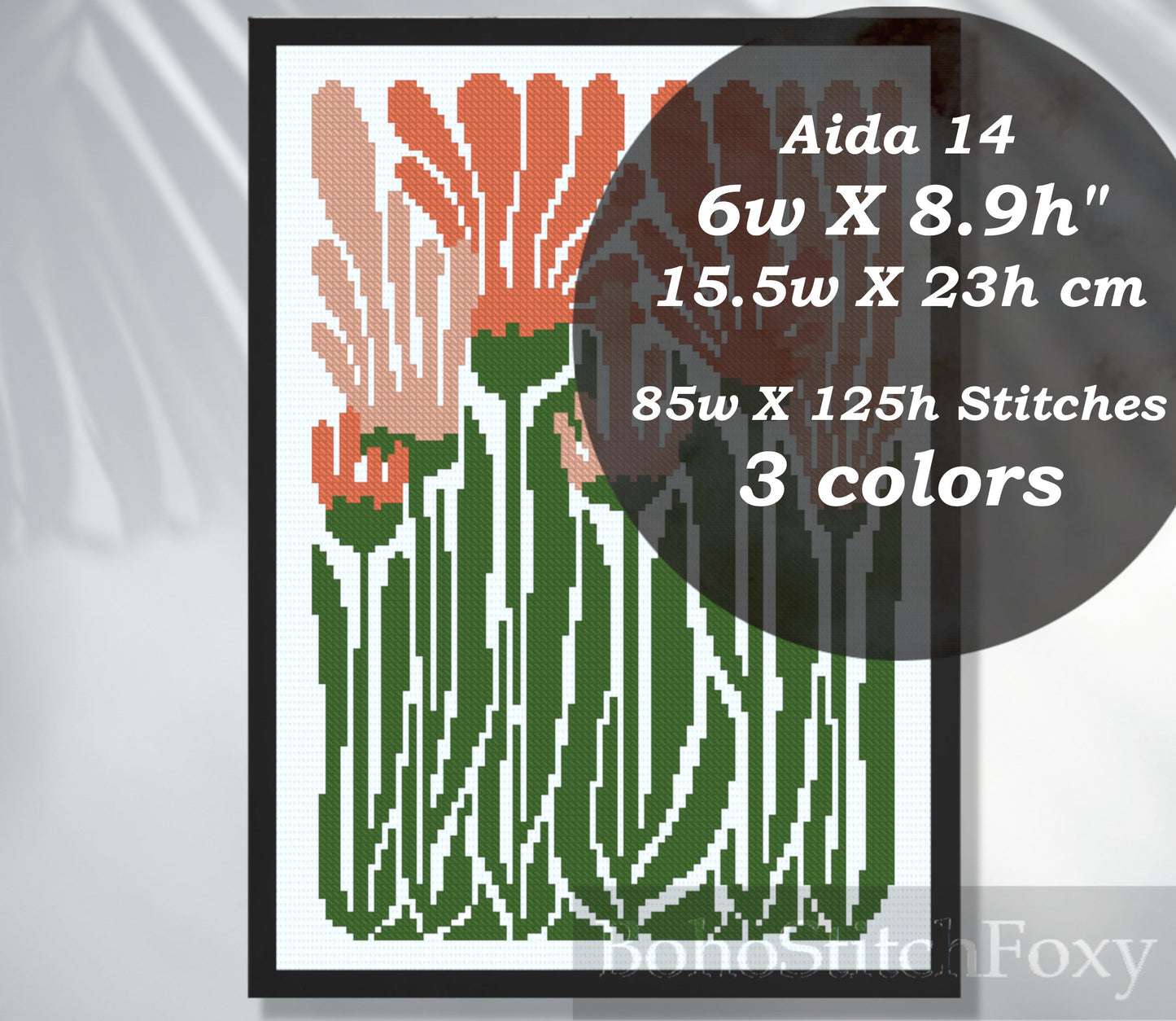 Floral Cross Stitch Pattern