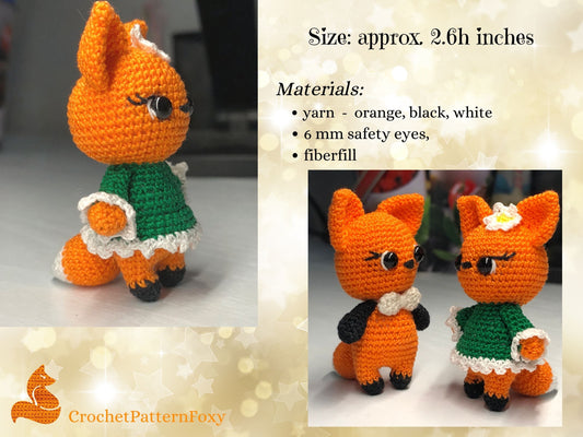 Foxy Amigurumi Crochet Pattern PDF