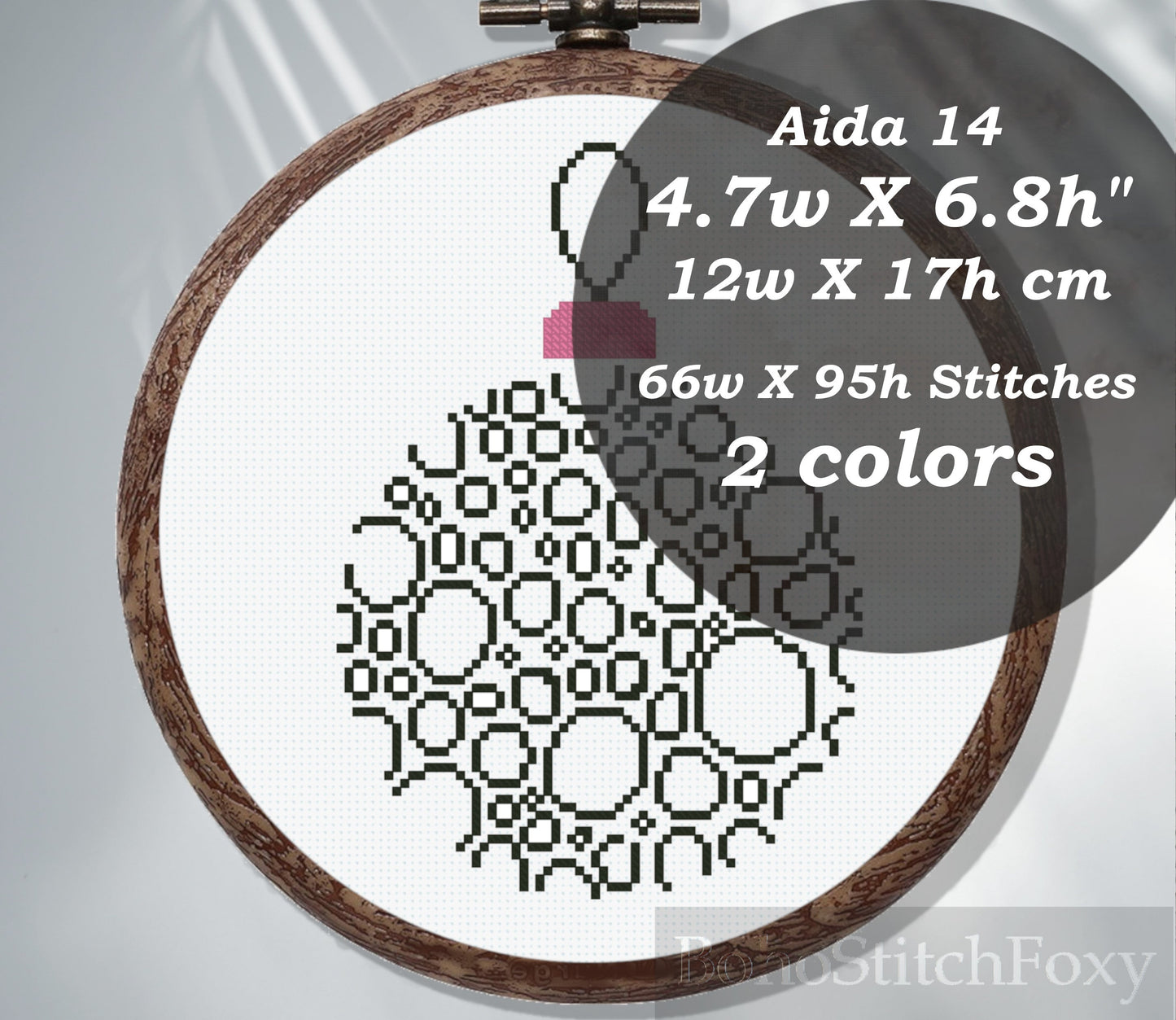 Geometric Christmas balls cross stitch patterns