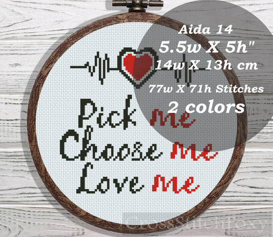 Grey's Anatomy Quote cross stitch pattern