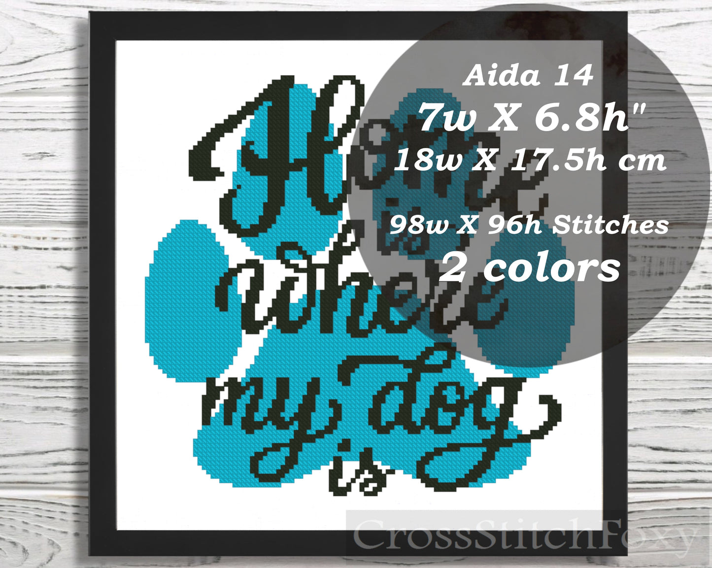 Home Is Where My Dog Is cross stitch pattern