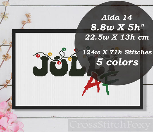 Jolly AF Cross Stitch Pattern