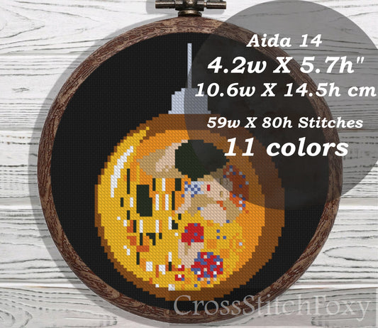Klimt Ornament cross stitch pattern