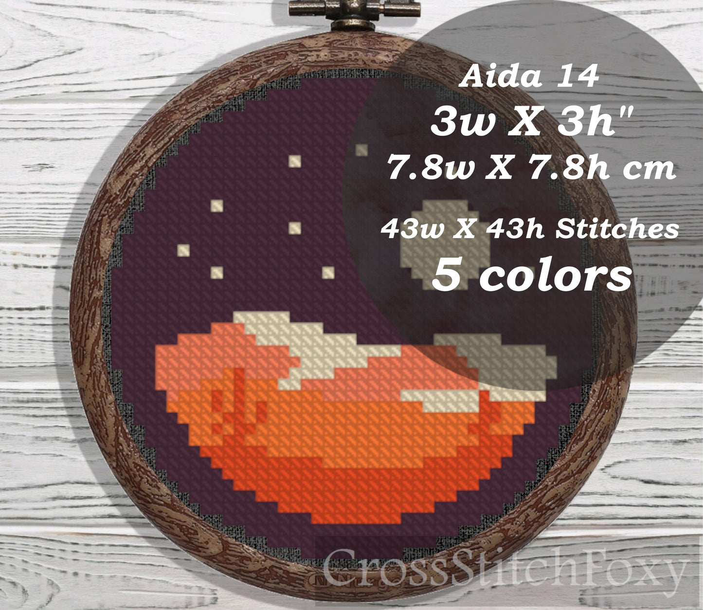 Mini Landscape cross stitch pattern