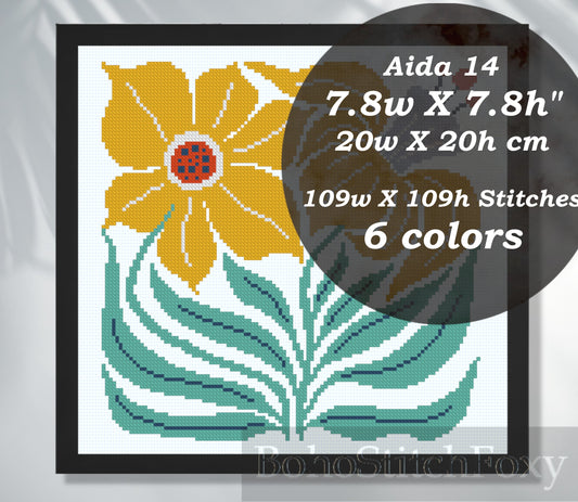 Narcissus Cross Stitch Pattern