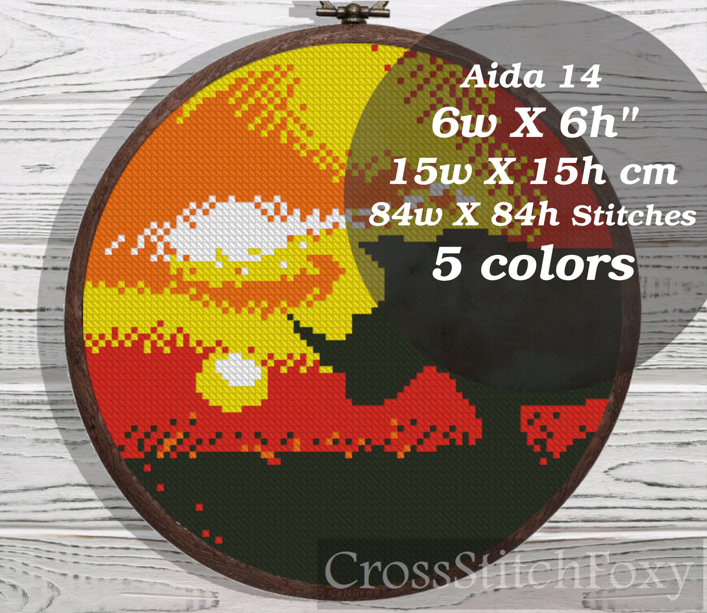 Rhino cross stitch pattern