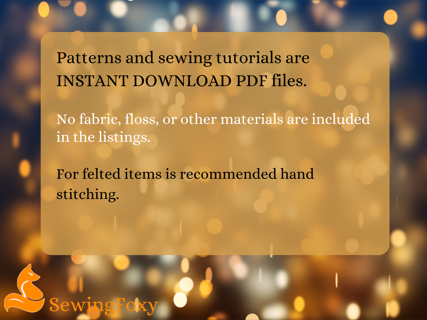 Easter Egg Holder Sewing Pattern Felt