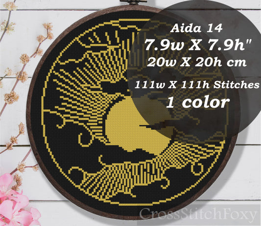 Sun And Moon cross stitch pattern