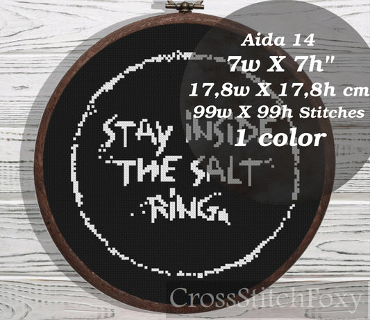 Supernatural Quote cross stitch pattern