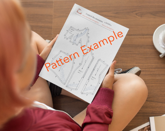 Barbie Doll Black Dress Sewing Pattern