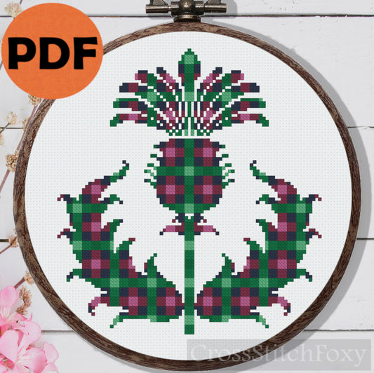 Thistle Cross Stitch Pattern