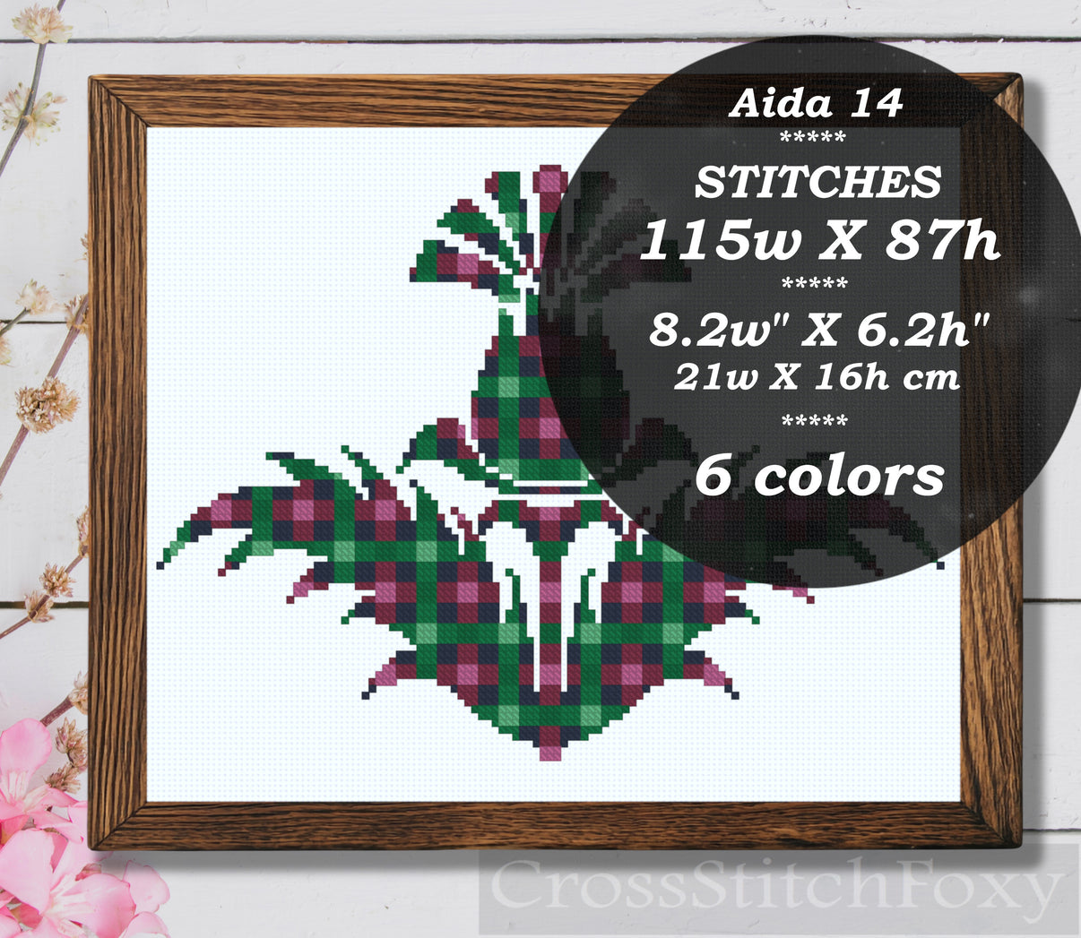 Thistle Cross Stitch Pattern – Cross Stitch Foxy