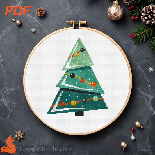 Christmas Tree Cross Stitch Pattern
