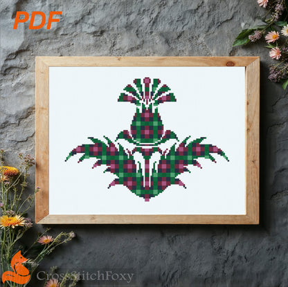 Thistle Cross Stitch Pattern