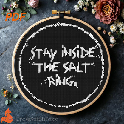 Supernatural Quote cross stitch pattern