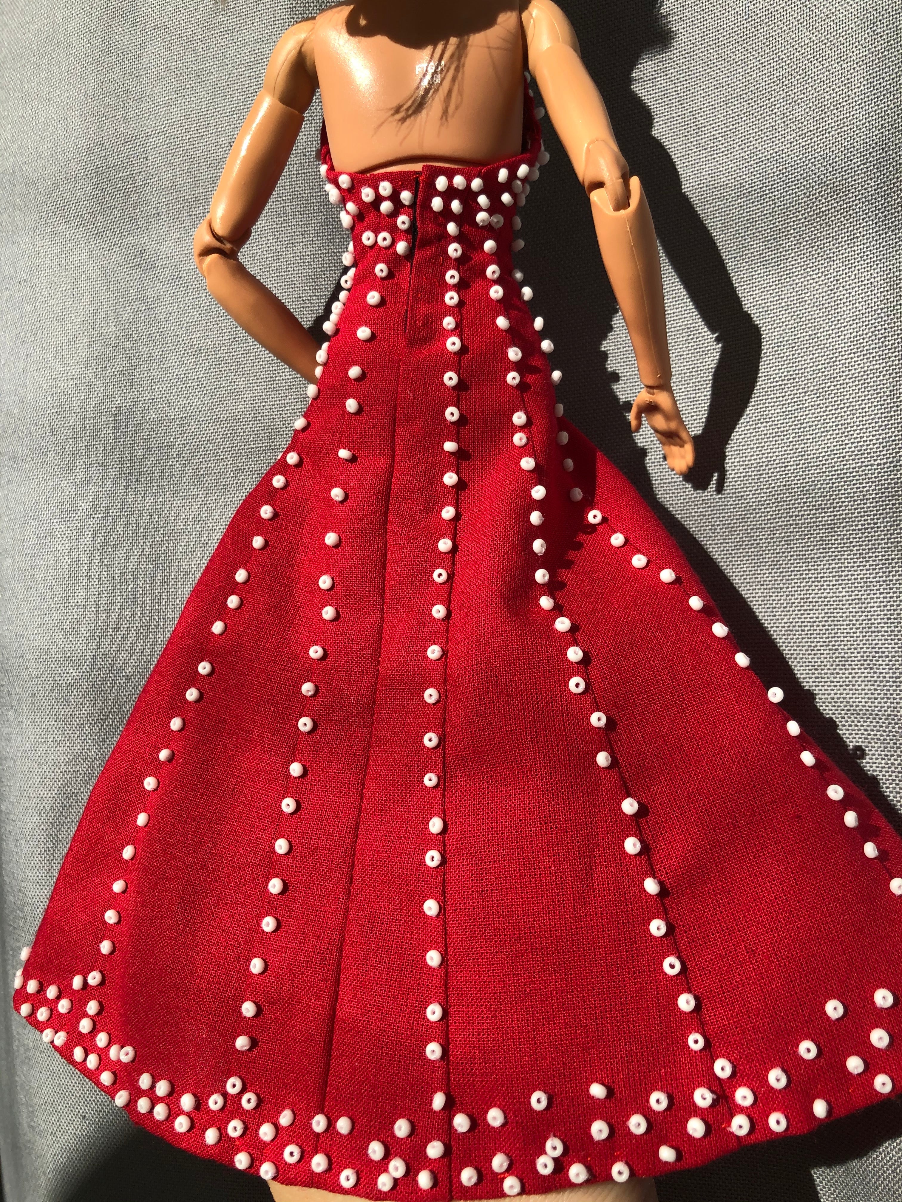 Barbie Fashion Handmade Campus Belle Dress Fits Vintage/Silkstone/Repro  Barbies | eBay