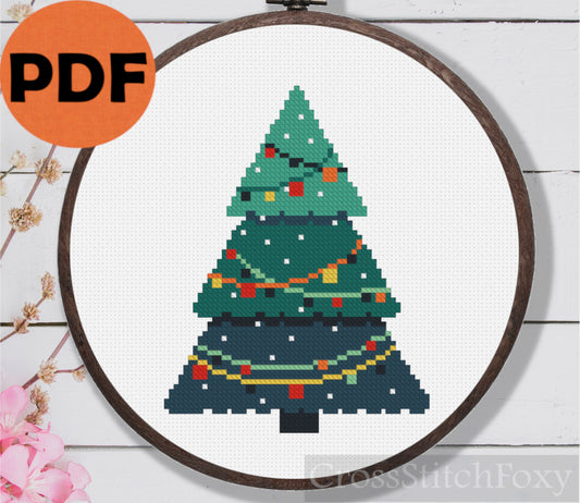 Christmas Tree Cross Stitch Pattern