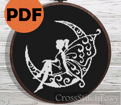 Fairy cross stitch pattern