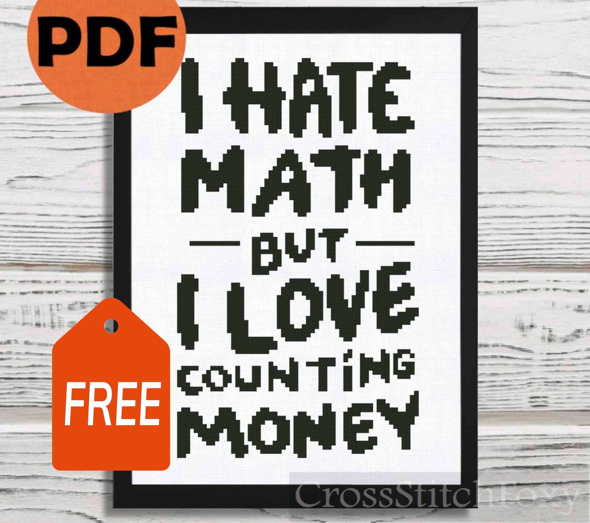 Funny Quote cross stitch pattern FREE Cross Stitch Foxy