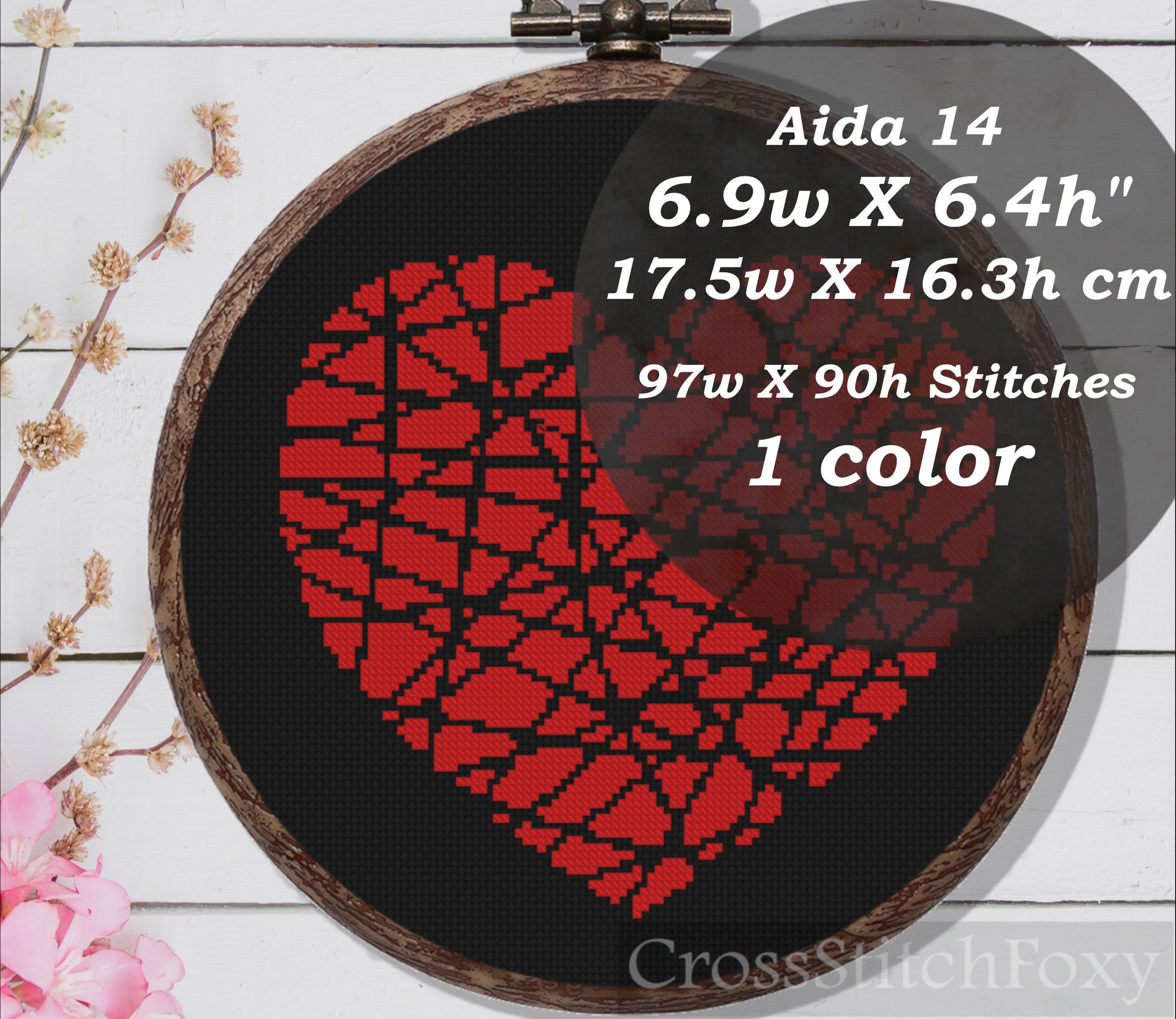 Heart cross stitch patterns