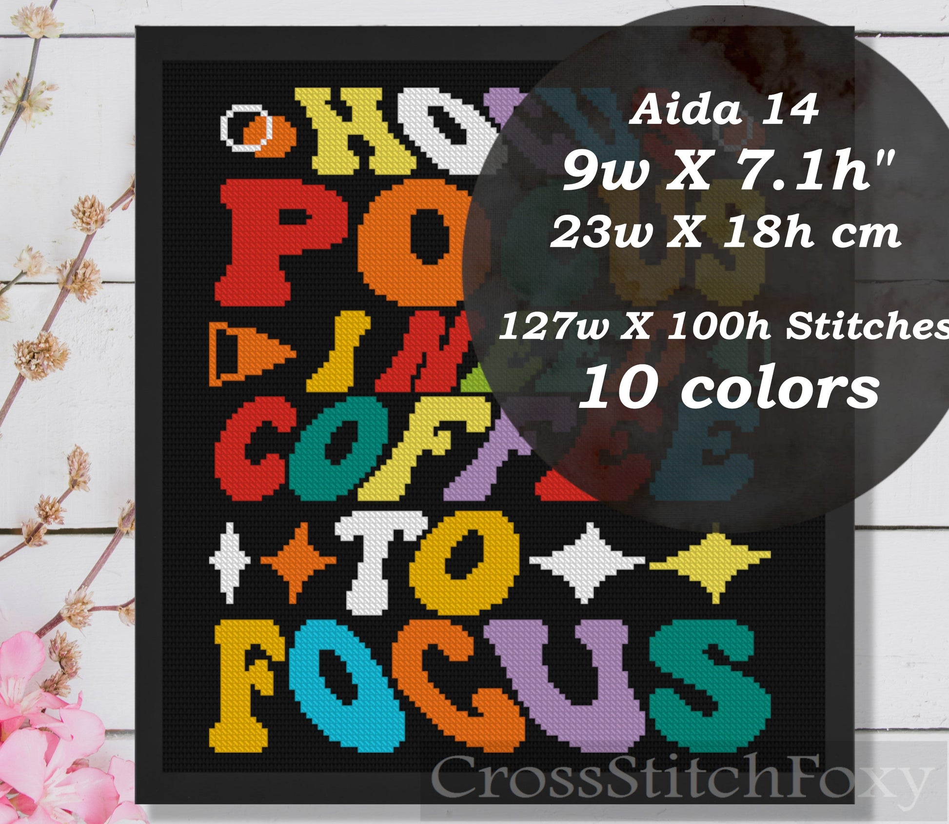 Hocus Pocus Coffee Cross Stitch Pattern