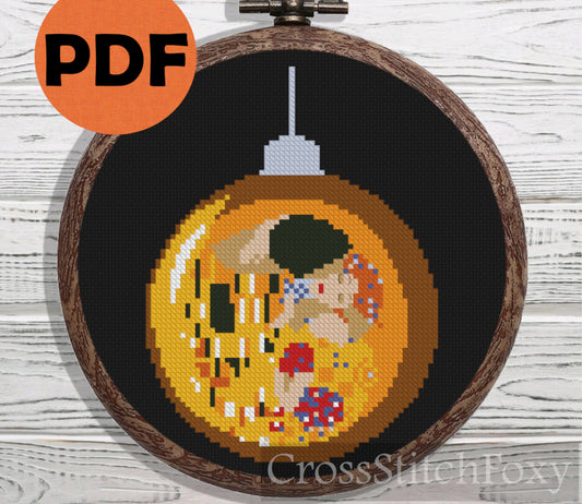 Klimt Ornament cross stitch pattern