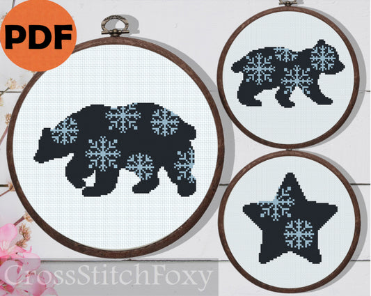 Mama Bear Cross Stitch Patterns