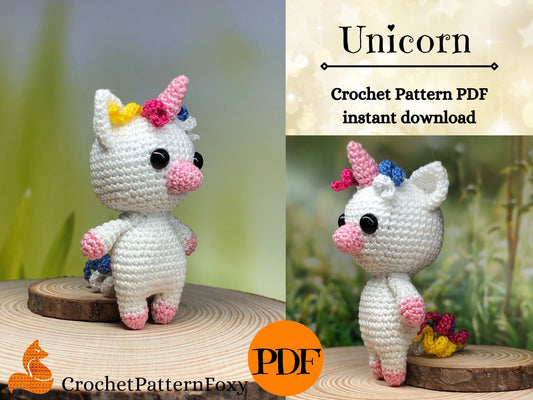 Unicorn Crochet Pattern Amigurumi