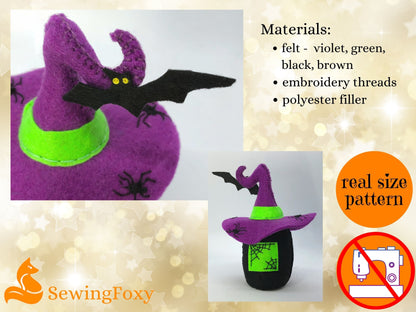 Witch Fairy House Sewing Pattern